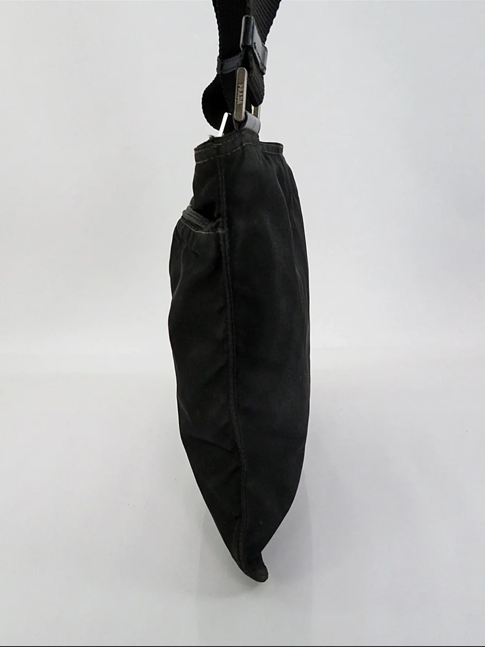 Prada Black Nylon Crossbody Bag for Men